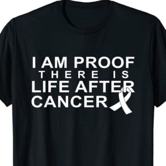 I'm Proof There's Life After Cancer, I'm A Survivor Shirt - Picture 1 of 1